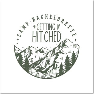 Camp bachelorette - camping bride Posters and Art